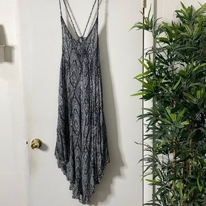 Free people asymmetrical flowy dress